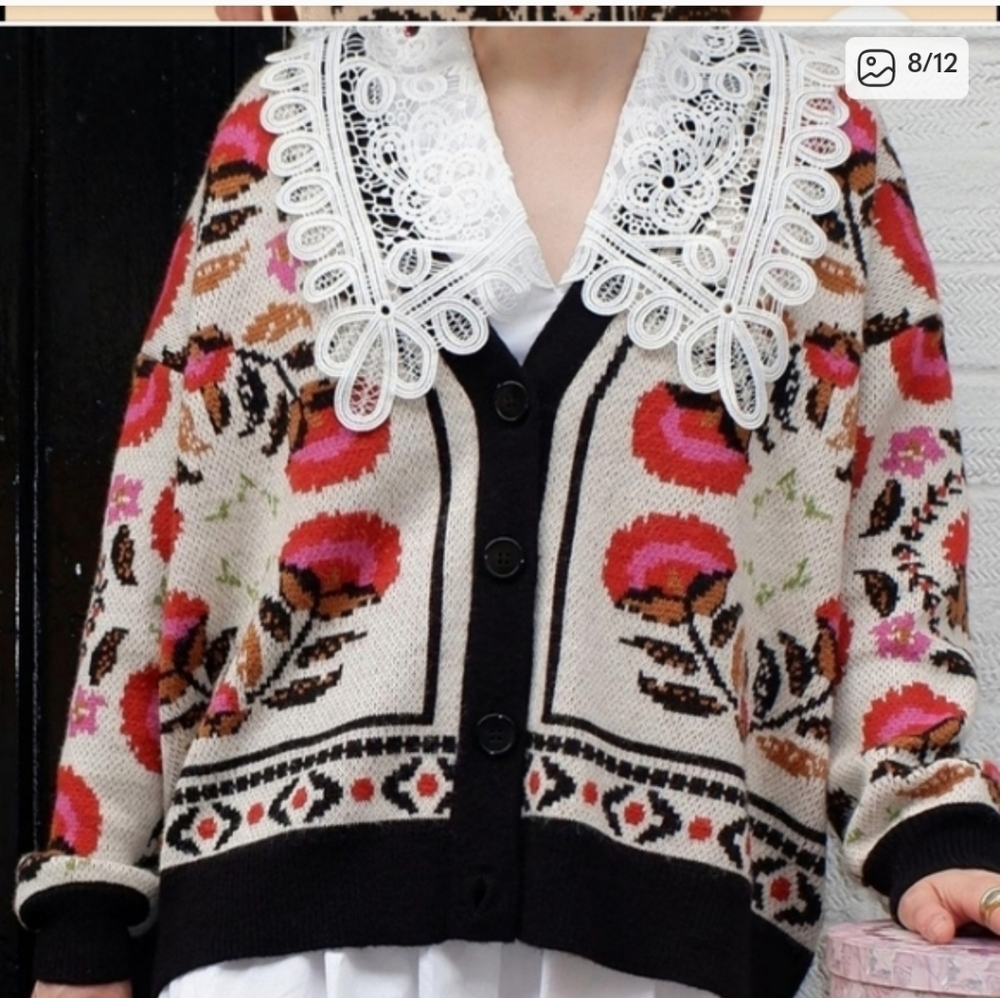 FARM Rio Multicolor Floral Cardigan - Picture 7 of 7